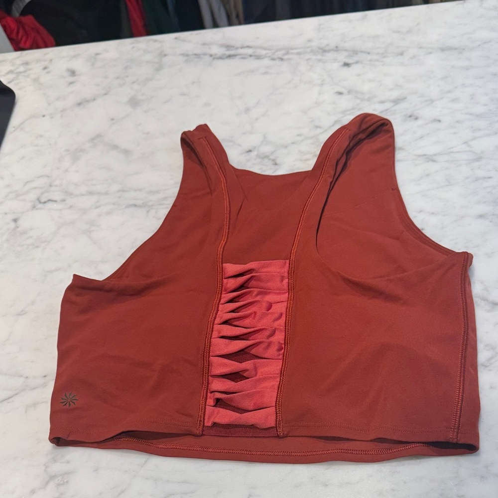 Athleta Terracotta and Rose Sports Bra
